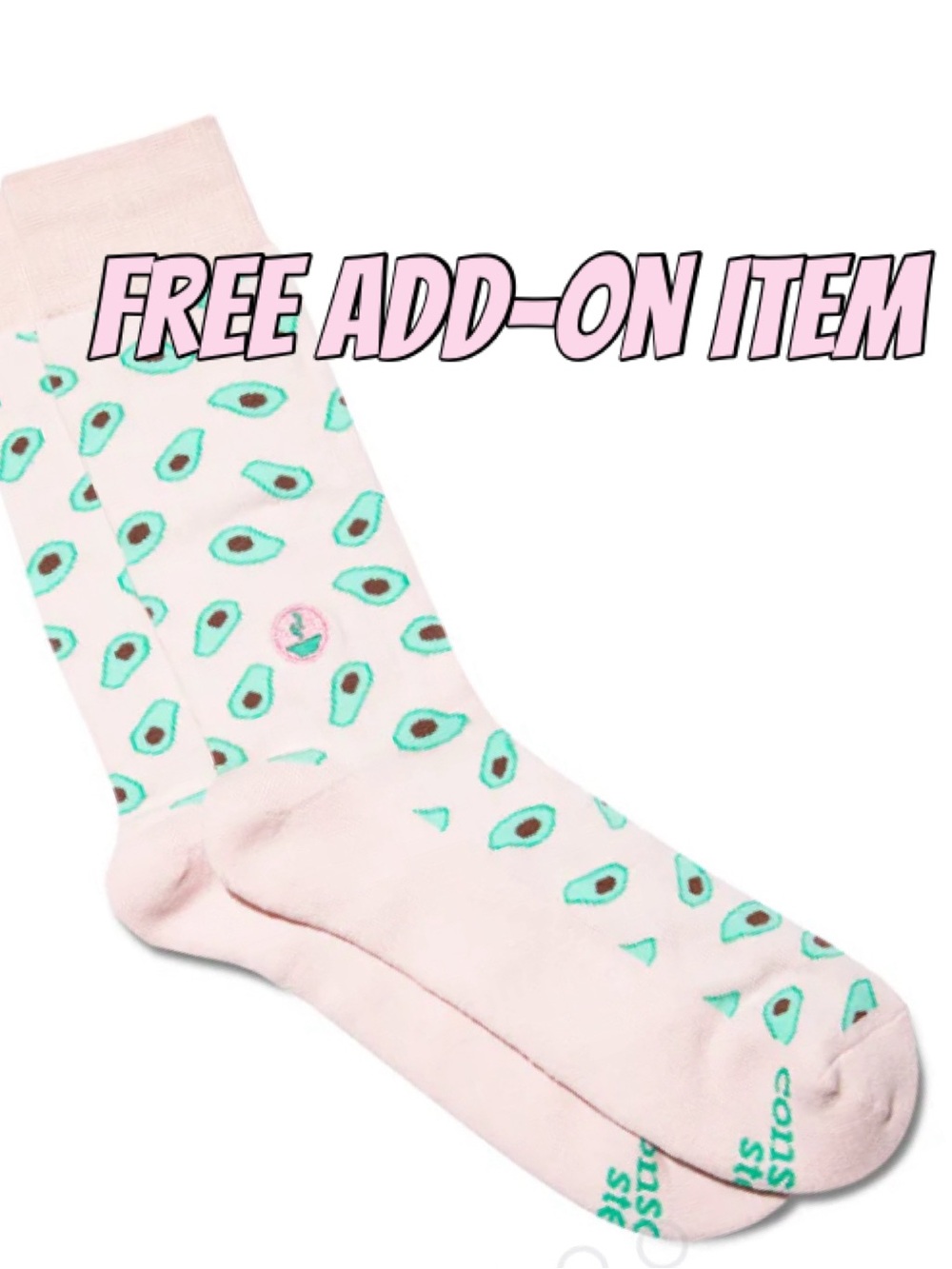 Avocado socks FREE ADD-ON